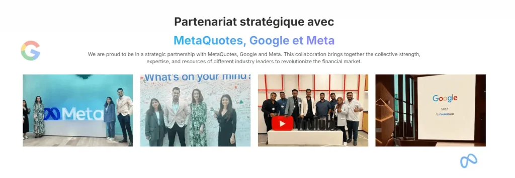 Partenaires FundedNext