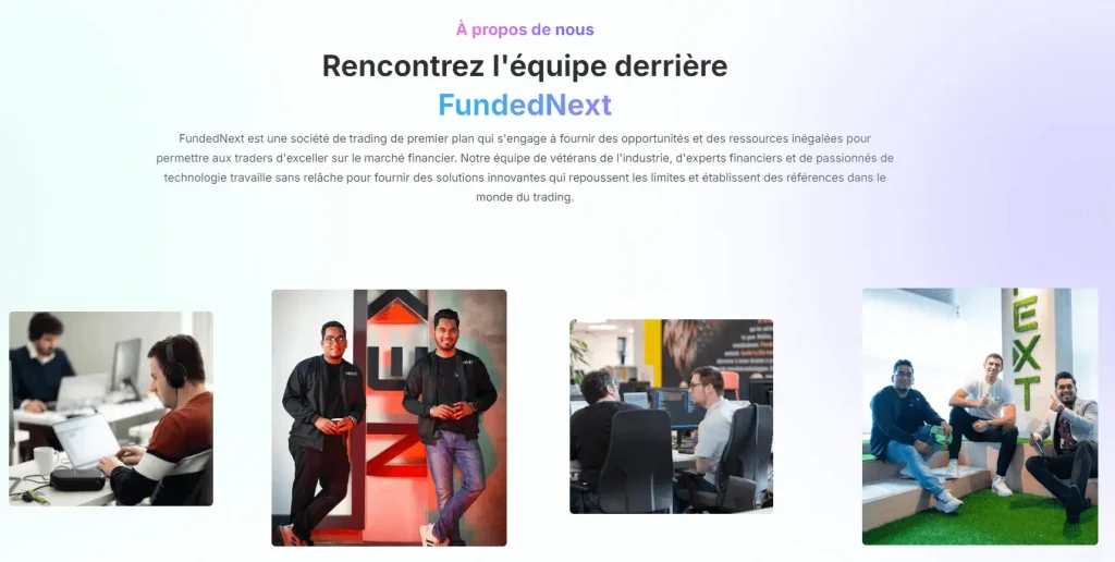 FundedNext à propos de nous